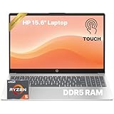 HP 15.6" FHD Touchscreen Business Laptop • 2026 Edition • AMD Ryzen 5 7520U • 8GB LPDDR5 • 256GB PCIe SSD • Copilot AI • Wi-Fi 6 • Numeric Keypad • Windows 11 • w/o Mouse