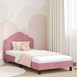 Utilisation polyvalente : que ce soit comme lit d'adolescent fixe ou lit d'appoint flexible, le cadre de lit rose moderne s'harmonise avec de nombreux styles d'intérieur et peut être rapidement redécoré grâce à sa base neutre pour de nouvelles tendances de couleur.