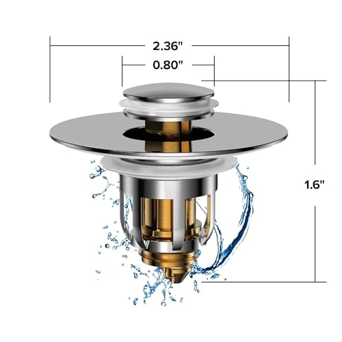 Tapón de fregadero universal extra resistente Mer-Maid miniatura 2
