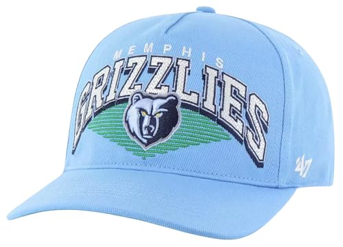 47 NBA Pomona Hitch Adjustable Hat (US, Alpha, One Size, Blue, Memphis Grizzlies)