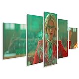 islandburner Bild auf Leinwand Lehrerin mit Zauberstab im Klassenzimmer für Klassenzimmer Lehrer/innen Schulbedarfsgeschäft Bilder Wandbilder Poster