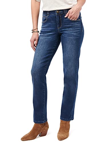 Democracy Women's Ab Solution High Rise Straight Leg Jean