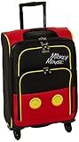 American Tourister Disney Softside Luggage with Spinner Wheels, Mickey Mouse Pants, Checked-Medium 24-Inch