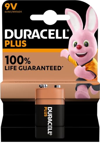 Duracell Plus 9V Batterie Alkaline Pack Of 10
