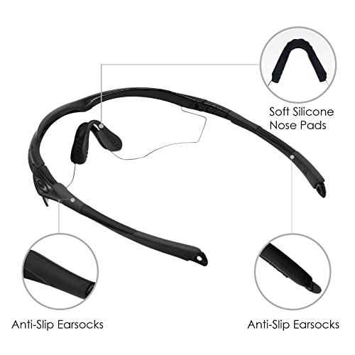Image of BLAZERBUCK Replacement Sock Kits Earsocks & Nosepieces for Oakley M2 Frame XL Sunglass