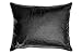 Centaur - Dekoracyjna skórzana poduszka na sofę lub sypialnię 50 x 40 cm, Czarny - poduszki z prawdziwej skóry o wyglądzie skóry