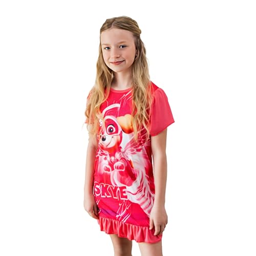 Royal Girls Girls Short Sleeve Officially Licensed Character Colorful Nightshirt…, Blue