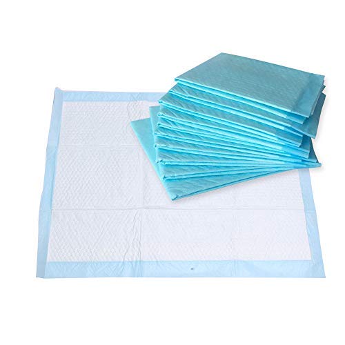 Nihao Honey Disposable Baby Urinal Pad Waterproof Pad Infant Nursing Pad Baby Portable Diapers 30Pieces(Blue, 18X24Inch) #TOP9