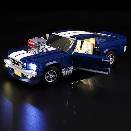 Lightailing Light Set for (Creator Expert Ford Mustang) Building Blocks Model - Led Light kit Compatible with 10265(NOT Included The Model) - 4