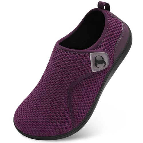 Image of Womens Walking Shoes Comfortable Wide Diabetic Shoes Adjustable Zero Drop Edema Shoe Breathable Neuropathy Nursing Shoes Casual Wide Width Sneakers