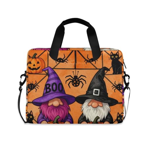 Funda para laptop 15.6" con asa y correa naranja miniatura 1