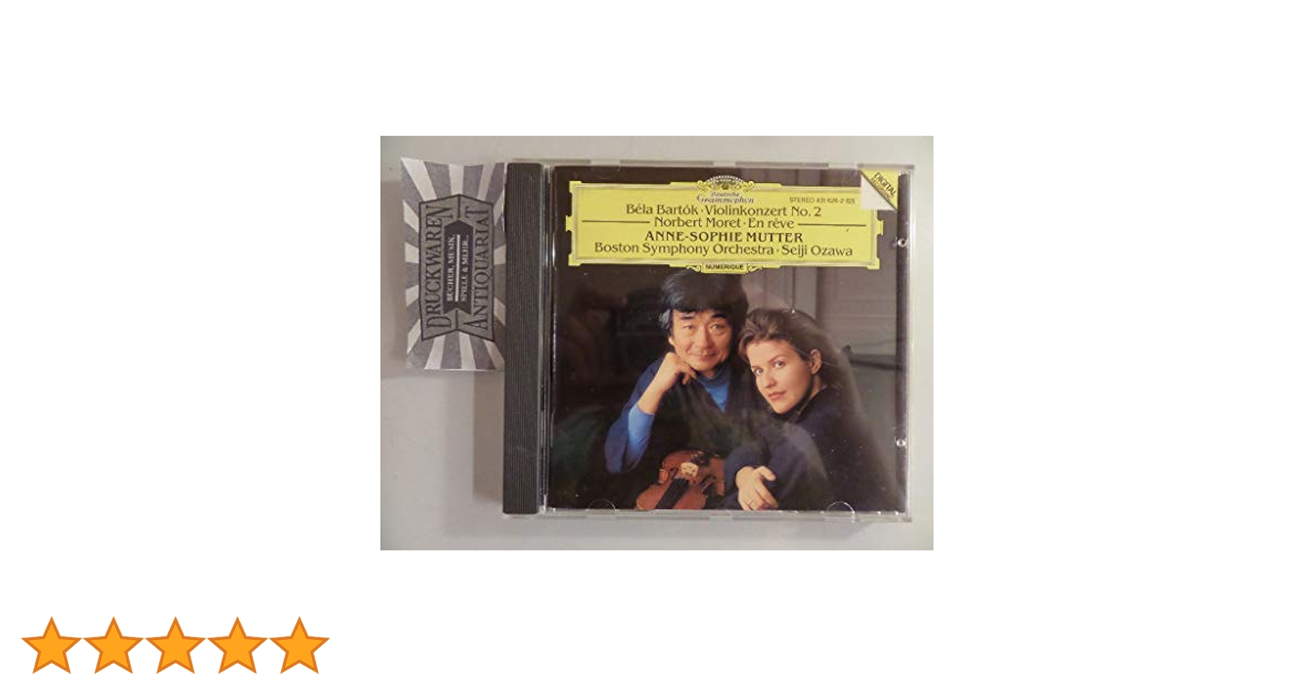(CD)Concerto Violin 2/En Reve／Bartok、Moret Bartok: Violin Concerto No. 2 / Solo Violin Sonata ~ Menuhin