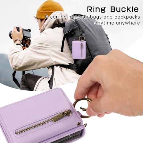 Coque Galaxy Z Flip 4 Asuwish ZHKLLB US Violet rigide pour clapet