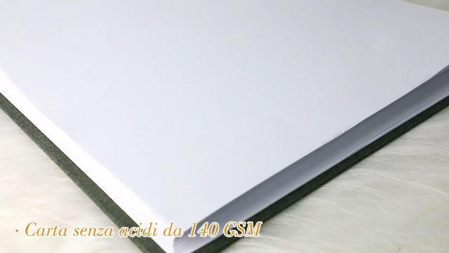 Lanpn Album Fotografico Scrapbooking, Piccolo Lino Design Della Finestra DIY Scrapbook 60 Pagine Bianche Con Divisori Di Cellofan Per Foto 9x13 Cm 10x15 Cm 13x18 Cm (19x27cm, Blu