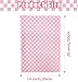 MUNILAIL 100 Sheets Checkered Tissue Paper 14 x 20 Inches Pink and White Tissue Paper for Gift Bags Bulk Wrapping Papers Gift Papers Tissue for Birthday Gift Packing Crafts