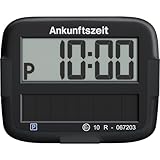 Needit Park Micro Solar elektronische Parkscheibe [NEUES Modell 2025] I unendlich Energie, Null Batteriewechsel | einzige Parkscheibe in Deutschland mit integriertem wiederaufladbarem Akku | schwarz