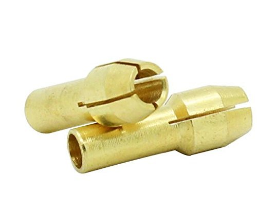 KROST Metal Electric Grinder SMall Drill Chuck Collet Size 3.0-3.17 mm, 2 Piece, Gold (B01MR872PS) Amazon Price History, Amazon Price Tracker
