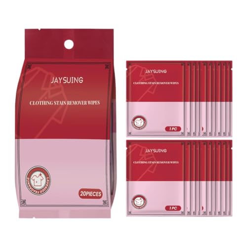 20/40Pcs Clothing Stain Removal Wet Wipes Portable Deep Cleaning Non Washing Wipes Travel-Friendly Stain Laundry Remover