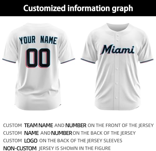 Camisetas personalizadas de béisbol para hombre, mujer y juventud con nombre y número impresos miniatura 6