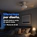 Imagen de Ventilador de Techo Pequeño con Luz LED Integrada 18W