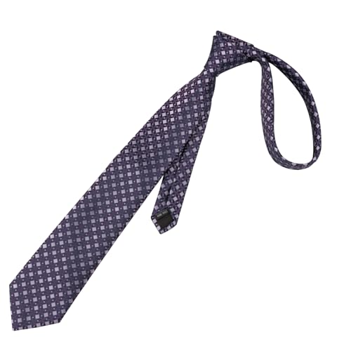 Image of Alizeal Mens Vintage Solid Plaid Tie with Pocket Square 3.15inches Necktie Set