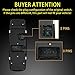 Master Power Window Switch | 3 PINS + 0 PINS Check Required | Replacement for 2012 – 2017 Dodge Grand Caravan, Chrysler Town & Country | Replaces# 68110871AA, 04602535AI