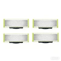 Replacement Blades for Philips One 1 Blade, compatible with One 1 Blade QP2515 QP2520 QP2630 QP2834 QP220/51 QP230/50, 4-Pack