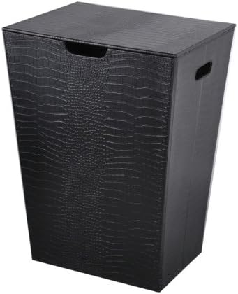 Gedy AL38-14 Ailanto Collection Laundry Bin, 2.5" L x 12.48" W, Black