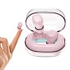 Xmenha Mini Invisible Small Bluetooth Earbuds Sleeping for Small Ears Low Profile Tiny Hidden Discreet Smallest Earbuds for Work Sleep Ear Buds Invisible Headphones Buds