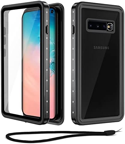 Beeasy für Samsung Galaxy S10 4G Hülle (6,1''), IP68 Wasserdicht Outdoor Handyhülle 360 Grad Schutzhülle, Stoßfest Staubdicht Sturzfest Panzerhülle mit Displayschutz für S10 4G, Sc