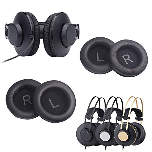 Almohadillas para oreja, 1 par de reemplazo suaves con memoria, cojines cubiertos de cuero para auriculares AKG K52 K72 K92 K240 accesorios miniatura 4