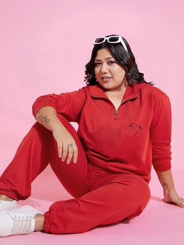 Image of Sassafras Curve Women Hope Fleece Zipper Sweatshirt