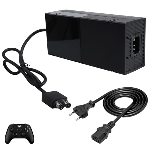 Chargeur Secteur Xbox One, Adaptateur Secteur 100-240 V Compatible avec Le Monde Entier, Kit de Remplacement de Câble d'alimentation, Bloc d'alimentation Xbox...
