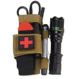 mochila botiquin tactico militar 🌄【Fácil de Llevar】Esta herramienta táctica es pequeña y portátil. Se puede fijar en chalecos tácticos, mochilas, cinturones y otros equipos. ¡Es fácil de tomar y puede responder a emergencias a tiempo!