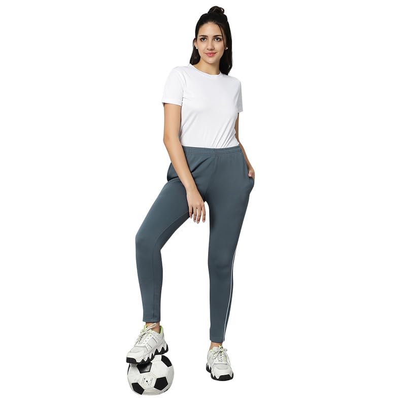 Image of omtex Track Pants for Women with Pockets Elastic Waist Workout Sport,Gym Pants,Yoga Running Pants with Multicolor Trackpants for Women