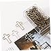 Angoily 40pcs Cross-Shaped Bible Paper Clips Decorative Holders for Organizing Files Documents and Journals for Students and Writers