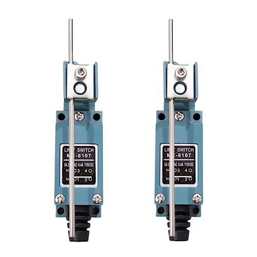 Interrupteur de fin de course ME-8107 à bras rotatif ajustable et contact momentané