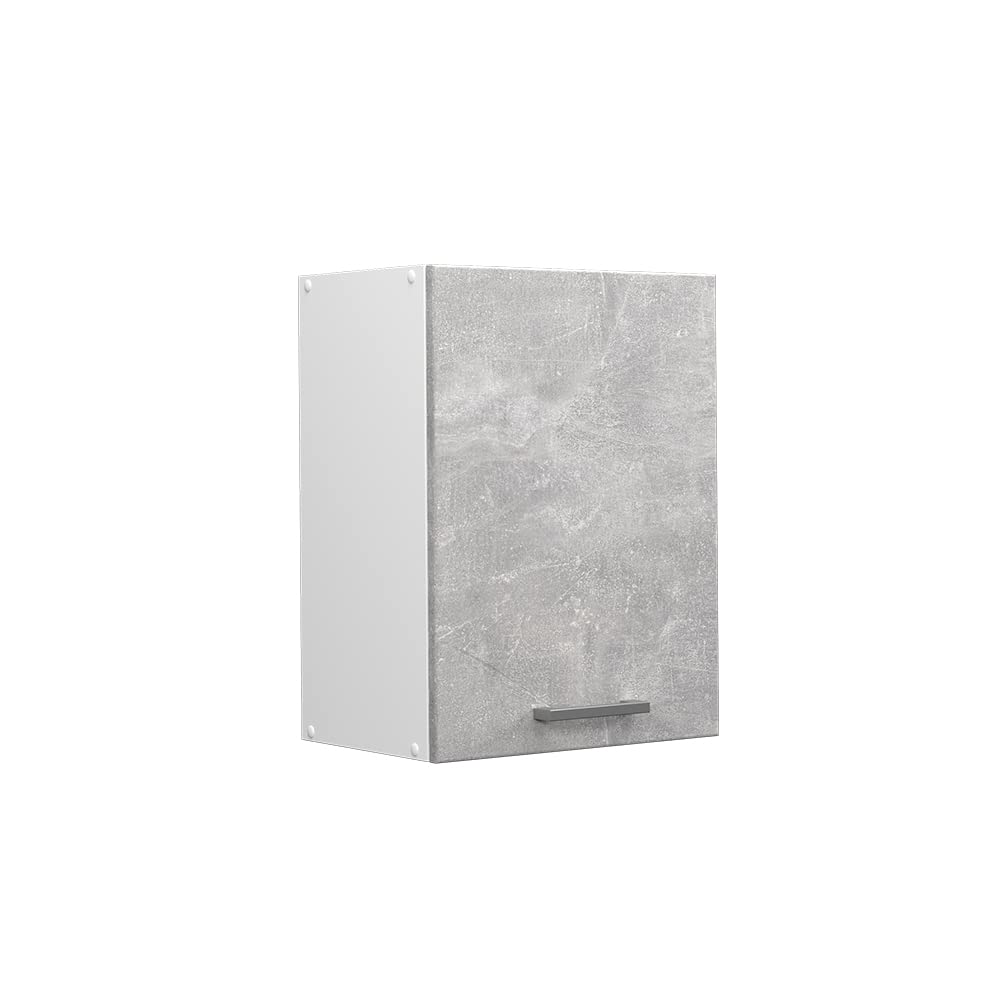 Vicco Wall cabinet Raul, Concrete, 45 cm, for flexible combination within modular kitchen systems