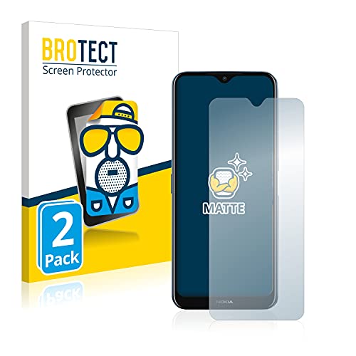 BROTECT Protector Pantalla Anti-Reflejos para Nokia G50 (2 Unidades) Película Mate Anti-Huellas