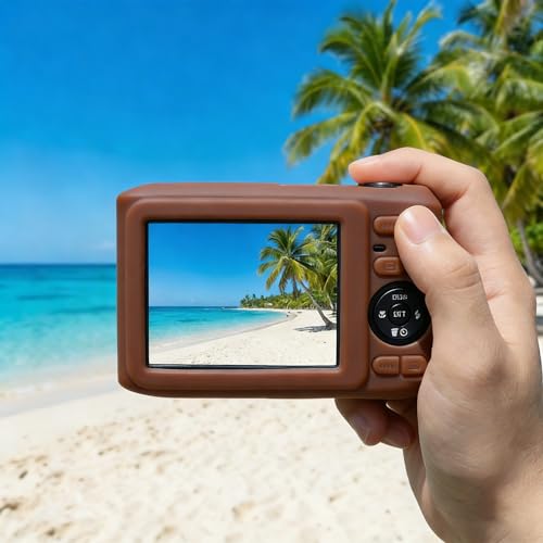 Funda de silicona para cámara Kodak PIXPRO FZ45 con protector miniatura 6