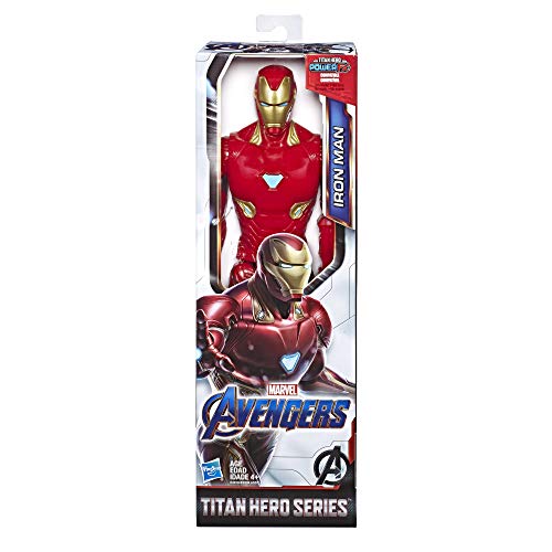 Avengers Marvel Endgame Titan Hero Series Iron Man 12"-Scale Super Hero Action Figure Toy With Titan Hero Power Fx Port #TOP1