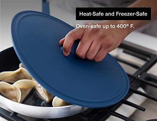 Misen 8, 10, & 12 Inch Universal Lids For Pots And Pans - Universal Pot Lid & Pan Cover For Frying - Silicone Lids For Pots And Pans #TOP2