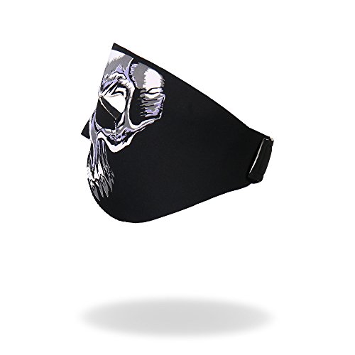 Hot Leathers Evil Skull Neoprene Face Mask (Black) #TOP3