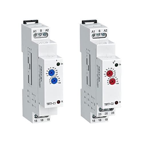Relais temporisé 220v électronique ACDC12-240V temporisateur rail din