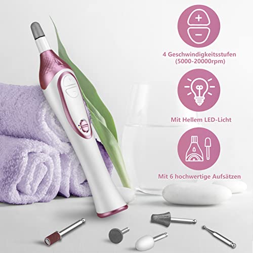 Maniküre-Set von Makibali – Elektrisches Maniküre- und Pediküreset