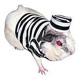 Alfie Pet - Ray Prisoner Costume for Small Animals Like Dwarf Hamster and Mouse