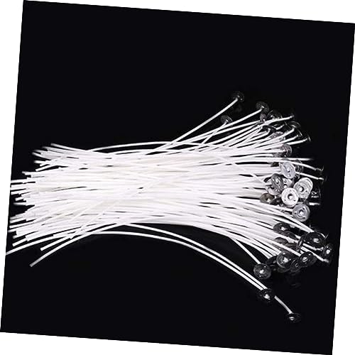 Mechas para velas de algodón natural 15 cm 100 unidades miniatura 5