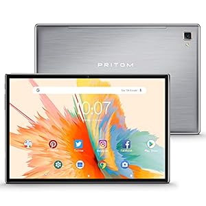 PRITOM 10 inch Tablet, 3 GB RAM, 32GB ROM, Android 10.0, IPS HD Display, Octa-core Processor, GPS, FM, Type-C, WiFi 2.4…