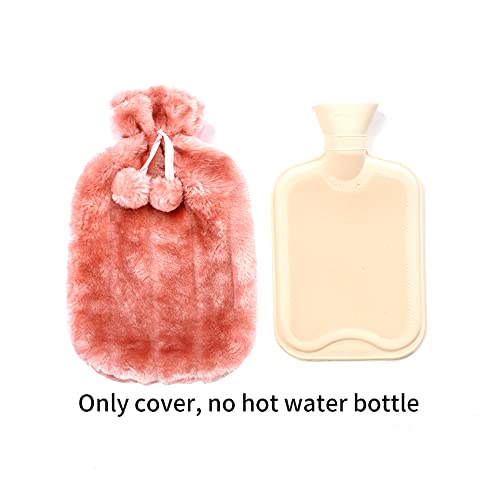 1Pcs 2L Hot Water Bottle Cover Cold-Proof Heat Preservation Covers,Brown Cover #TOP4