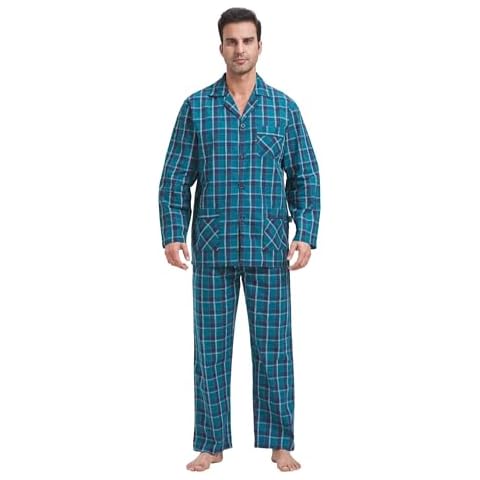 GLOBAL Ensemble de Pyjama Homme Coton Cover